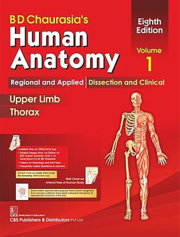 BD Chaurasia Human Anatomy 8Ed Vol 1