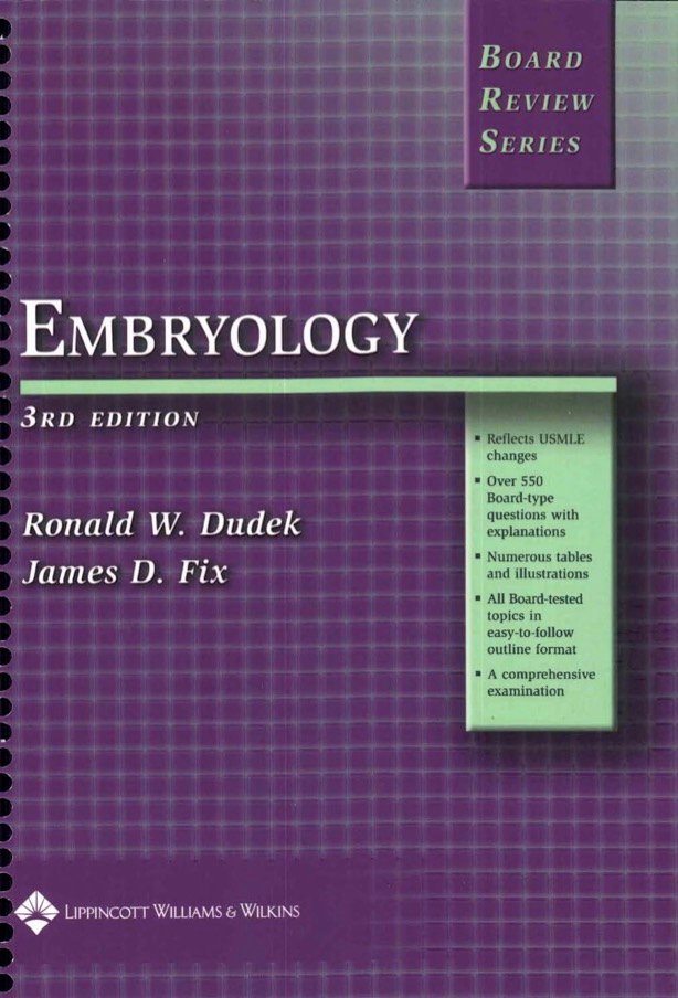 BRS Embryology 3rd Edition