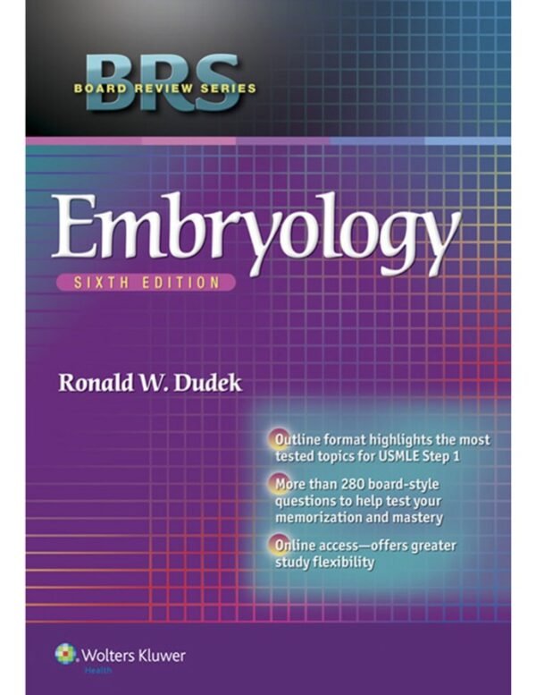 BRS Embryology 6th Edition