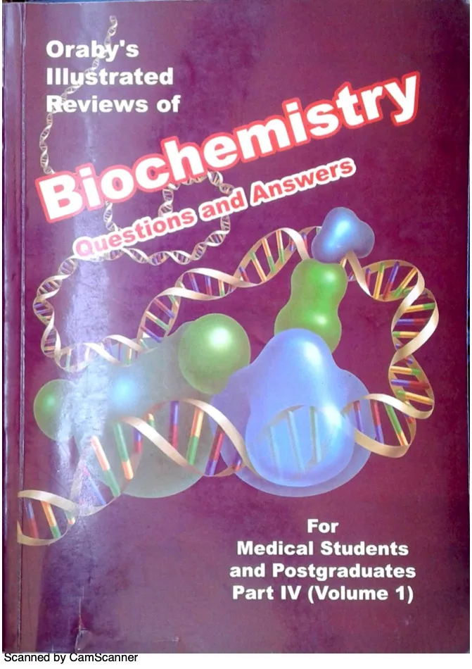 Oraby's Illustrated reviews of Biochemistry Questions and Answers 12th edition Part 4