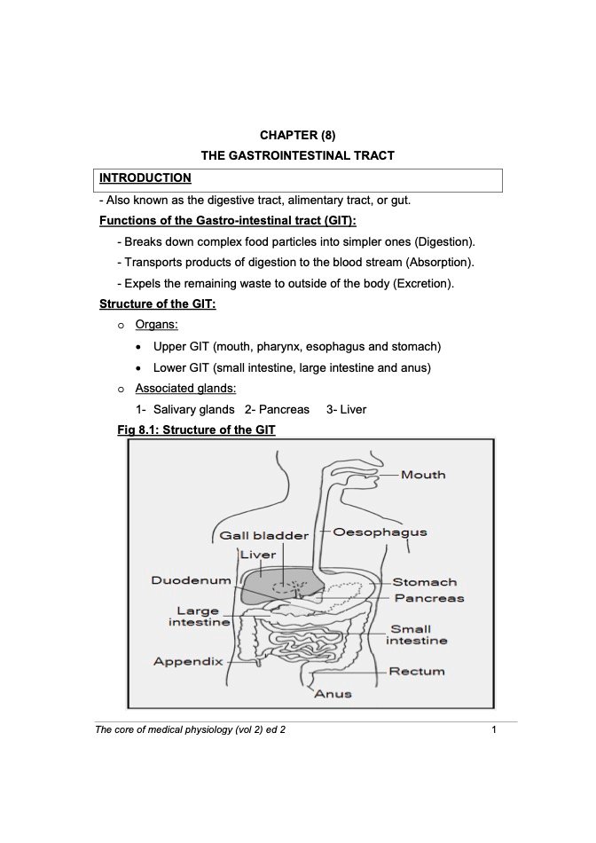 The core of medical physiology