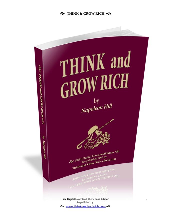 Think and Grow Rich by Napoleon Hill