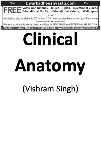 Vishram Singh Clinical Anatomy